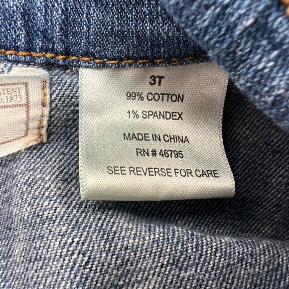 Levi’s Girls size 3T upcycled butterfly Jean Jacket hand stitched embroidered - Picture 5 of 5